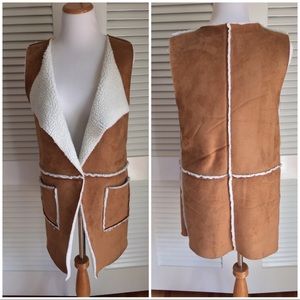 Listicle Jackets & Coats - ❄️Faux Suede & Shearling Vest Listicle Jackets & Coats - ❄️Faux Suede & Shearling Vest